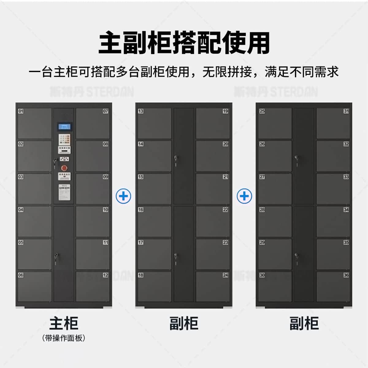 STERDAN 12门指纹识别电子存包柜 - 图片 5
