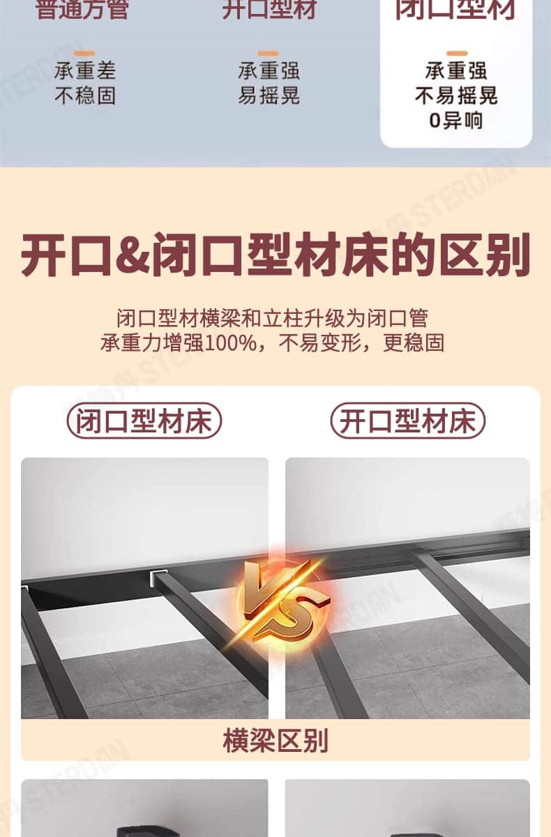 STERDAN 开口双层床(送多层板) 详情图 5